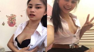 น้องกานดา นักศึกษาโชว์หี [รูปโป๊]